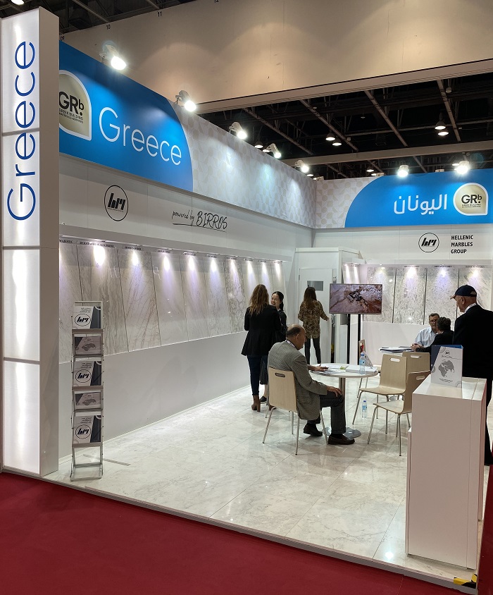 Hellenic Marbles Group strong presence at 2019 Middle East Stone fair