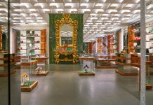 Marble & Shop: Dolce & Gabbana, the green marble of via Monte Napoleone