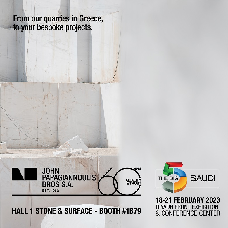 John Papagiannoulis Bros S.A. attends Big 5 Saudi Stone & Surface