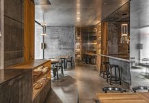 Industrial style with stone blocks in Alicante