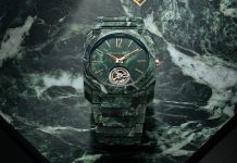 Bulgari unveils first-ever Octo Finissimo Tourbillon timepiece made entirely out of marble